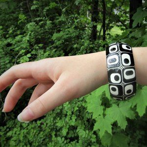 Vintage art deco cuff bracelet